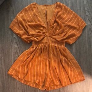 Showpo burnt orange romper